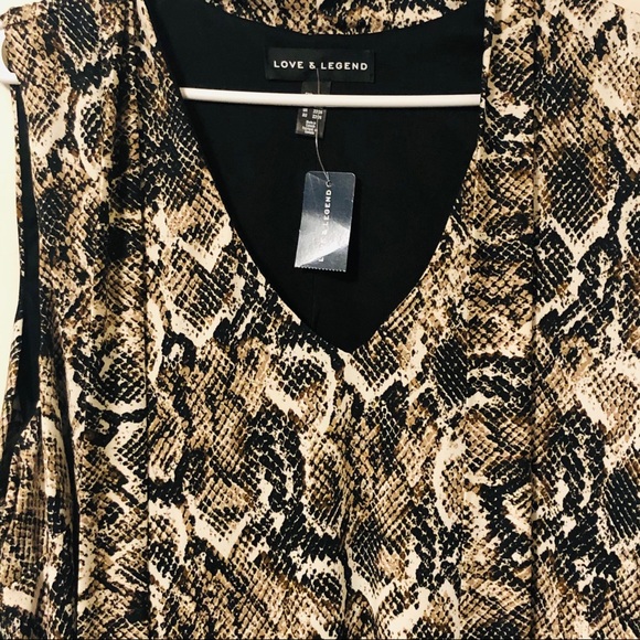NWT Addition Elle Snakeskin Shift Dress - Picture 6 of 8